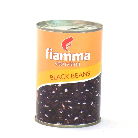 フィアマ　ブラックビーンズ ４００ｇ 缶詰