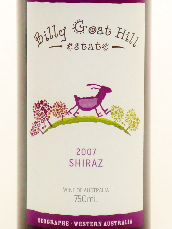 ビリー ゴートヒル シラーズ ２００７ ７５０ｍｌ オーストラリアワイン