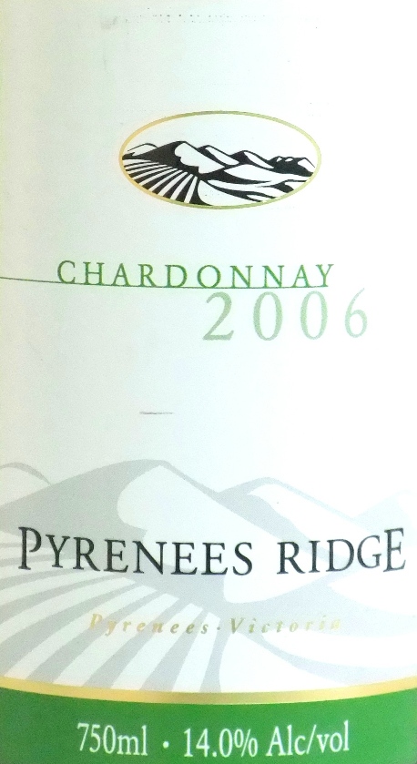 Pyrenees Ridge Chardonnay 2006