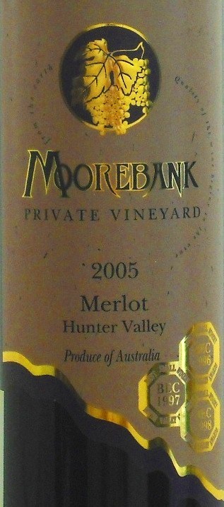 Moorebank Merlot 2005 500ml